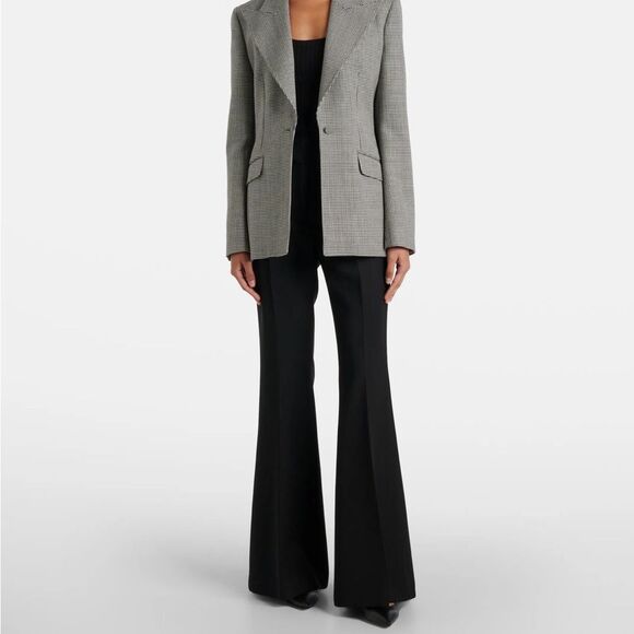 Gabriela Hearst Rhein wool flared pants 42/6 NWT $1310 - Picture 2 of 8